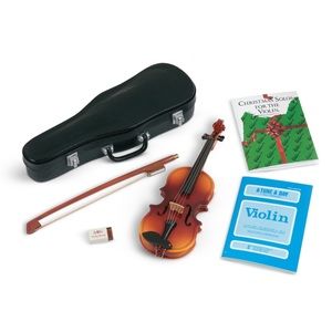 American girl doll violin set